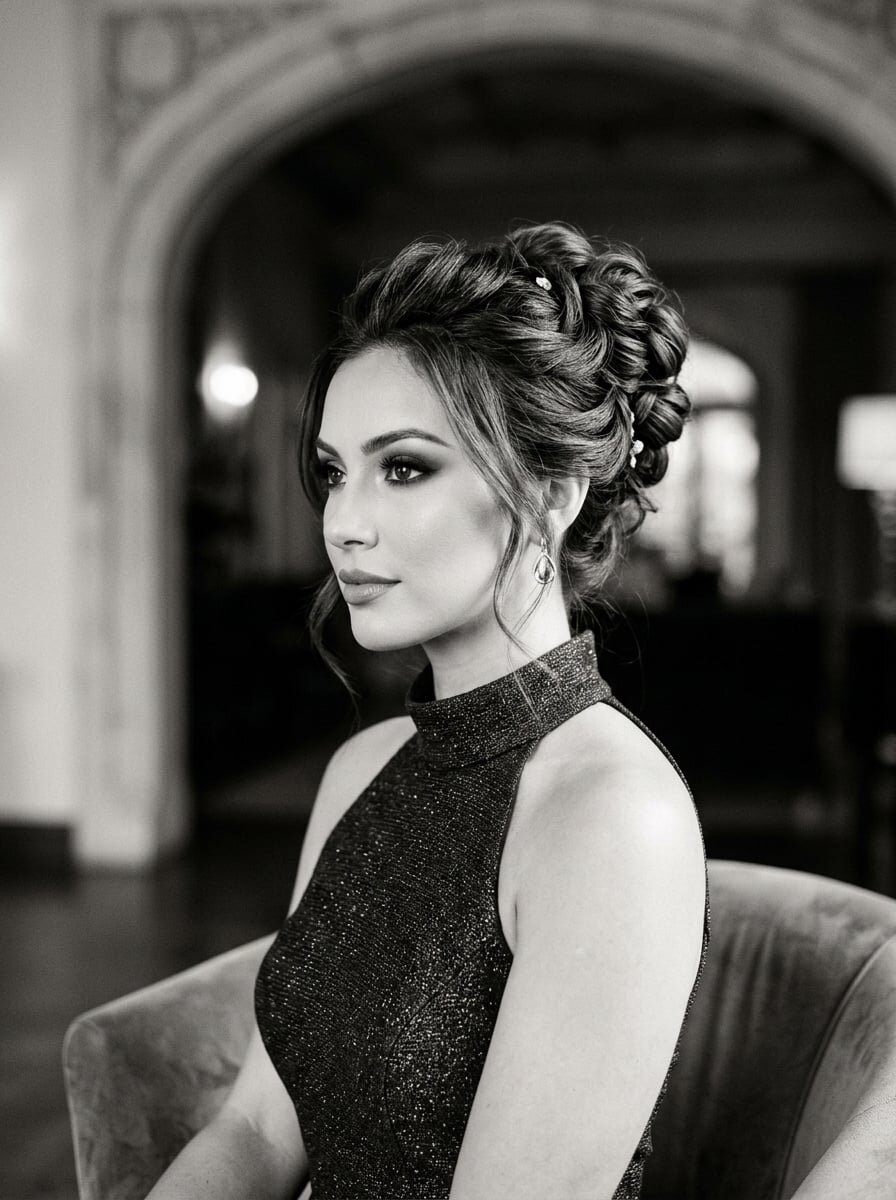 Steckfrisuren & Make-Up